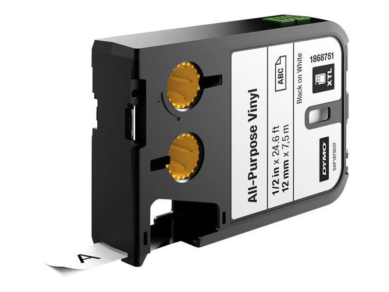 Label Maker Label: Black on White, Vinyl, 276